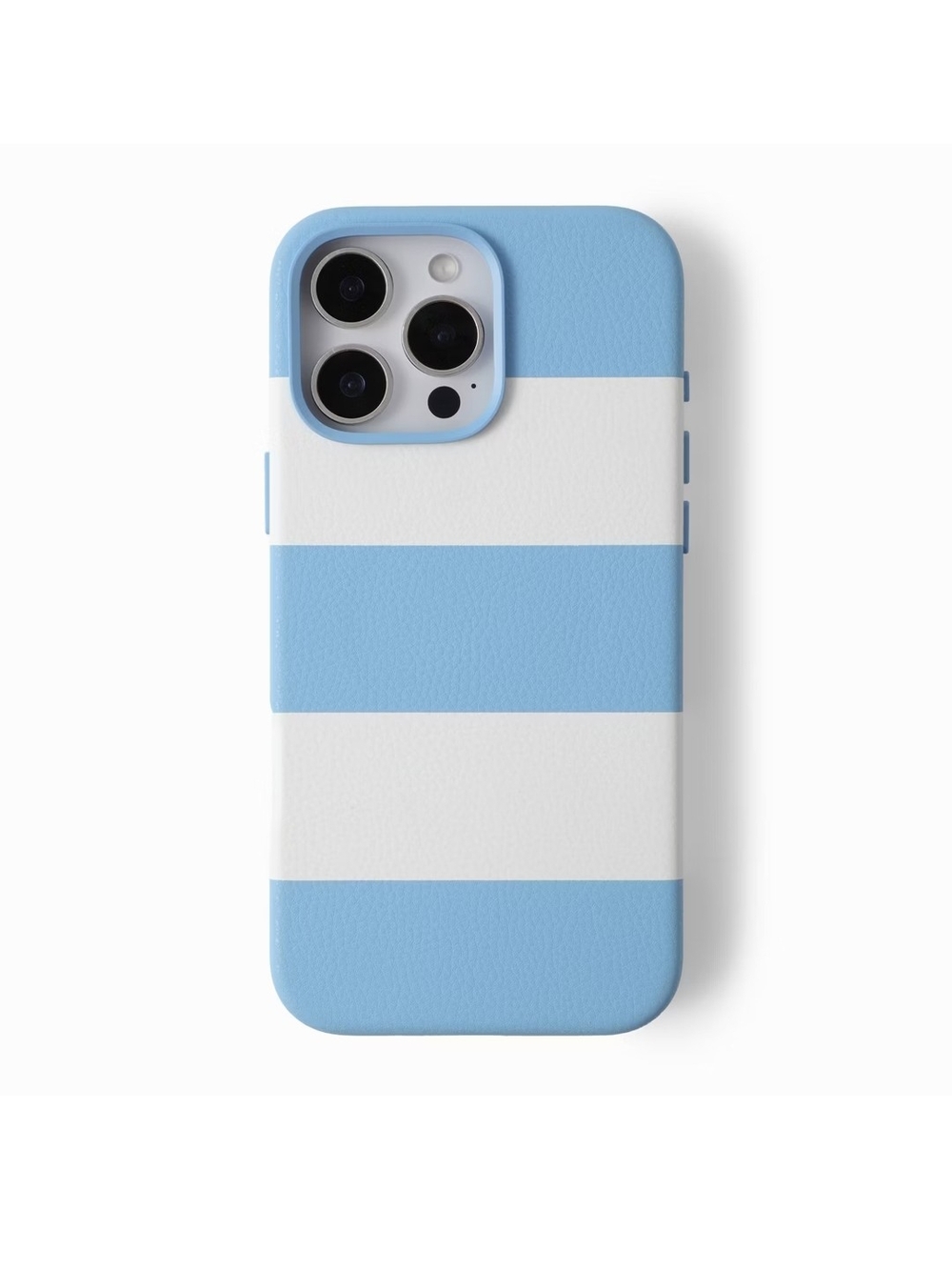 Blue & White Stripe iPhone 16Pro Case
